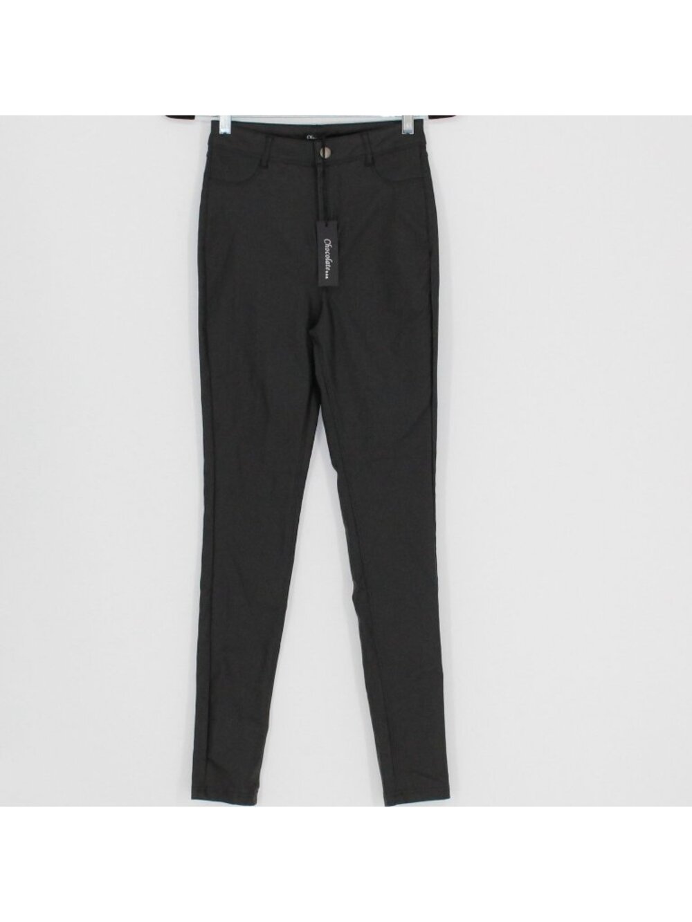 11) NEW Chocolate Black Faux Leather Pants Size Small